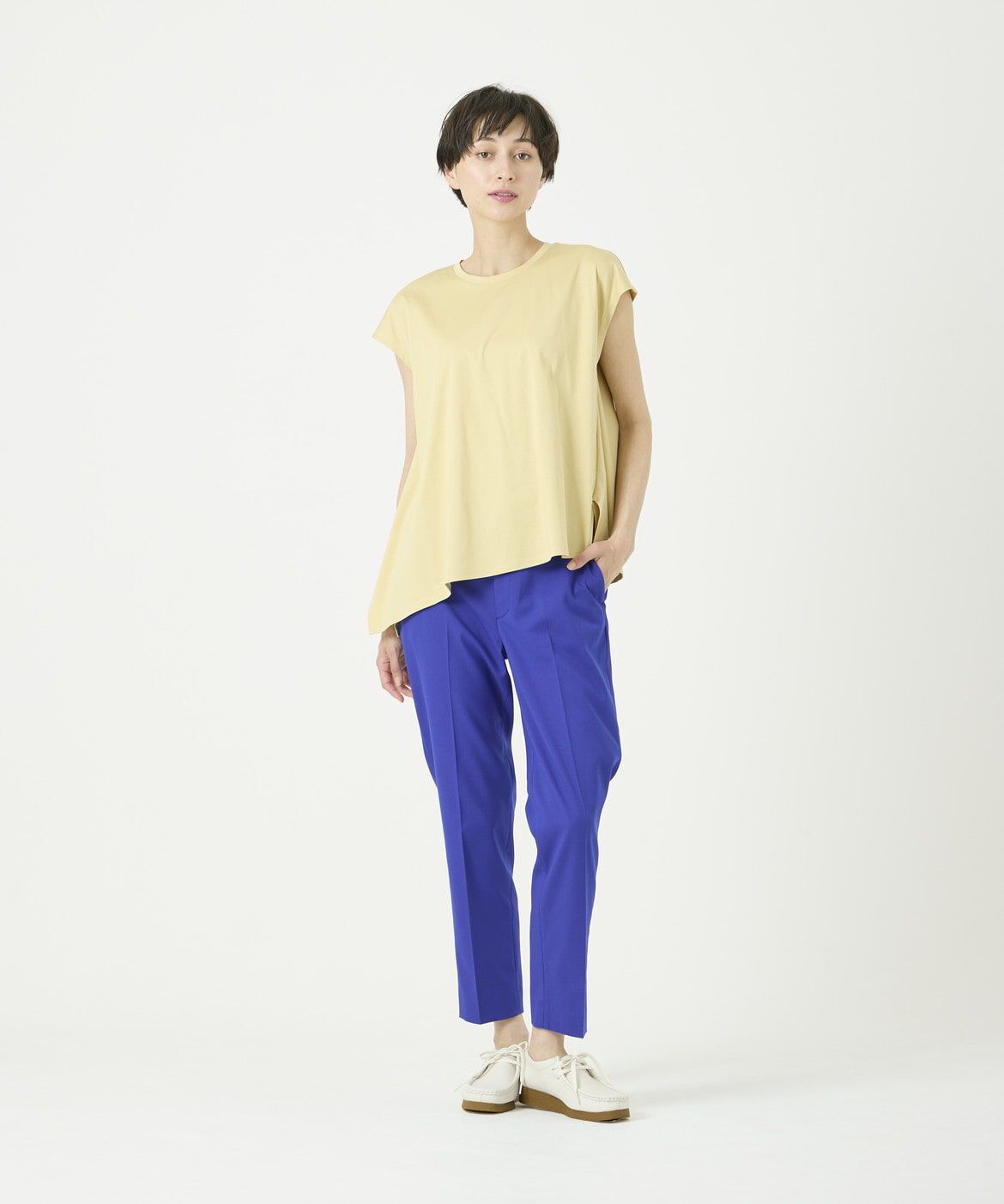 DAY by DAY it&rsquo;s international「スムースコットンアシンメトリーカットソー」|Tシャツ・カットソー|