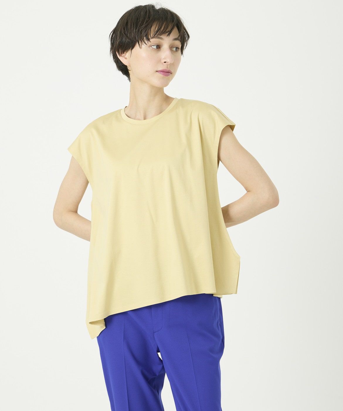 DAY by DAY it&rsquo;s international「スムースコットンアシンメトリーカットソー」|Tシャツ・カットソー|