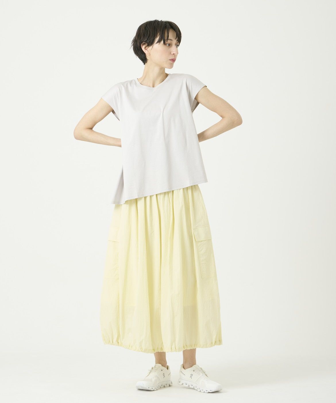 DAY by DAY it&rsquo;s international「スムースコットンアシンメトリーカットソー」|Tシャツ・カットソー|