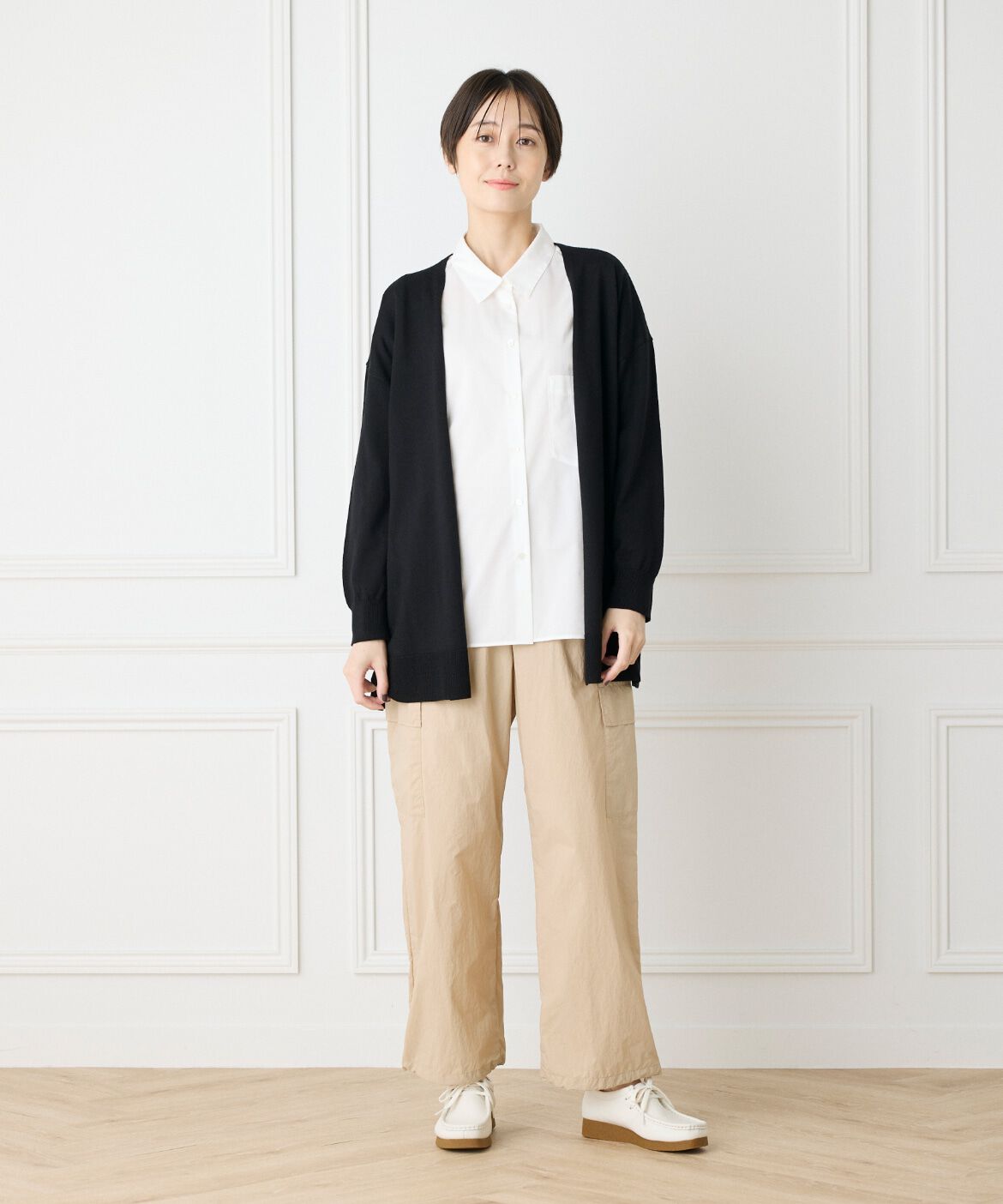 DAY by DAY it&rsquo;s international「ウォッシャブルウール着流しロングカーディガン《HARMONY》」|カーディガン|