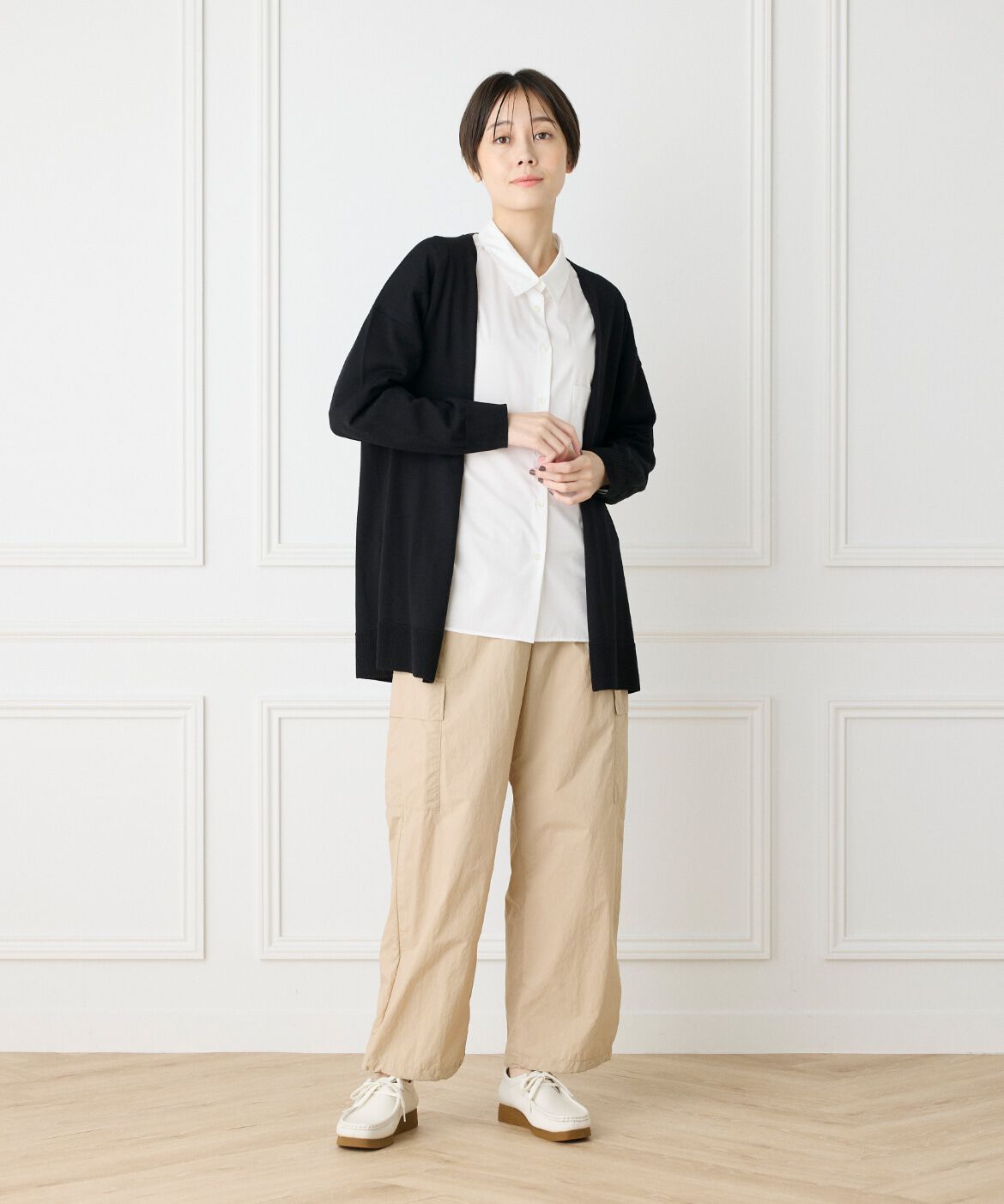 DAY by DAY it&rsquo;s international「ウォッシャブルウール着流しロングカーディガン《HARMONY》」|カーディガン|