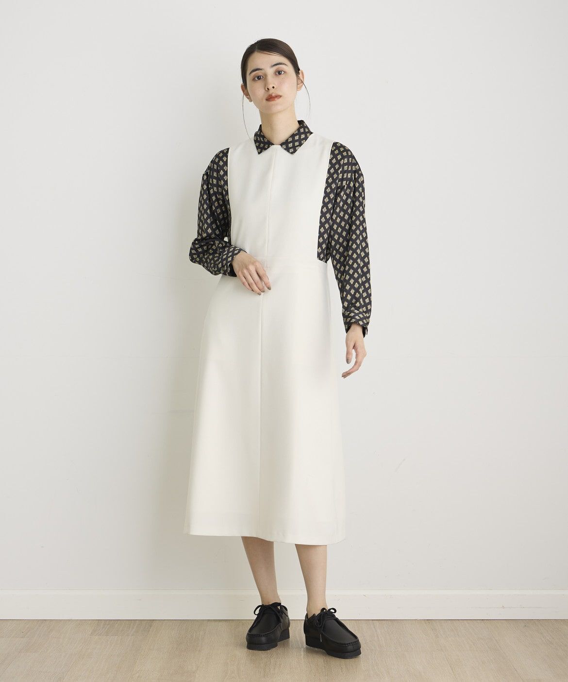 I.T.'S international「ウールライクフレアジャンパースカート」|スカート|