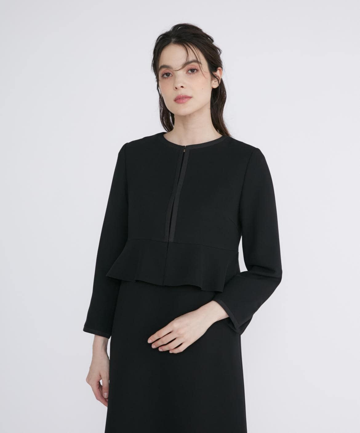 Maglie le cassetto「《WEB限定》ブラックフォーマルジャケット」|ノーカラージャケット|