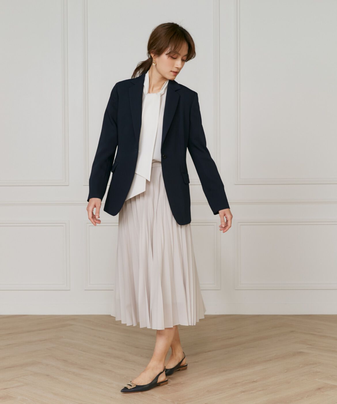 INED「《大きいサイズ》テーラードジャケット」|テーラードジャケット|