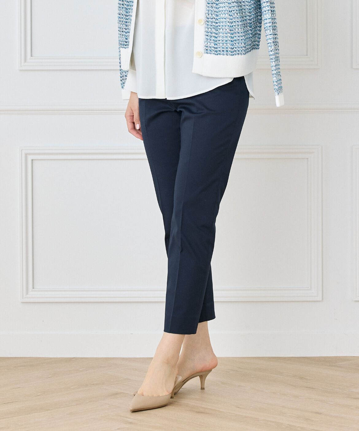 7-IDconcept.「コットンストレッチベーシックパンツ」|その他|ネイビー