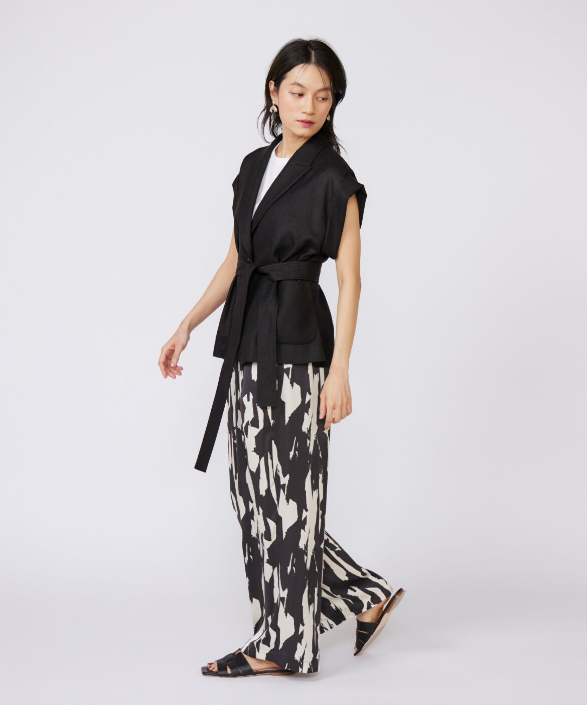 INED「イージーワイドプリントパンツ」|その他|