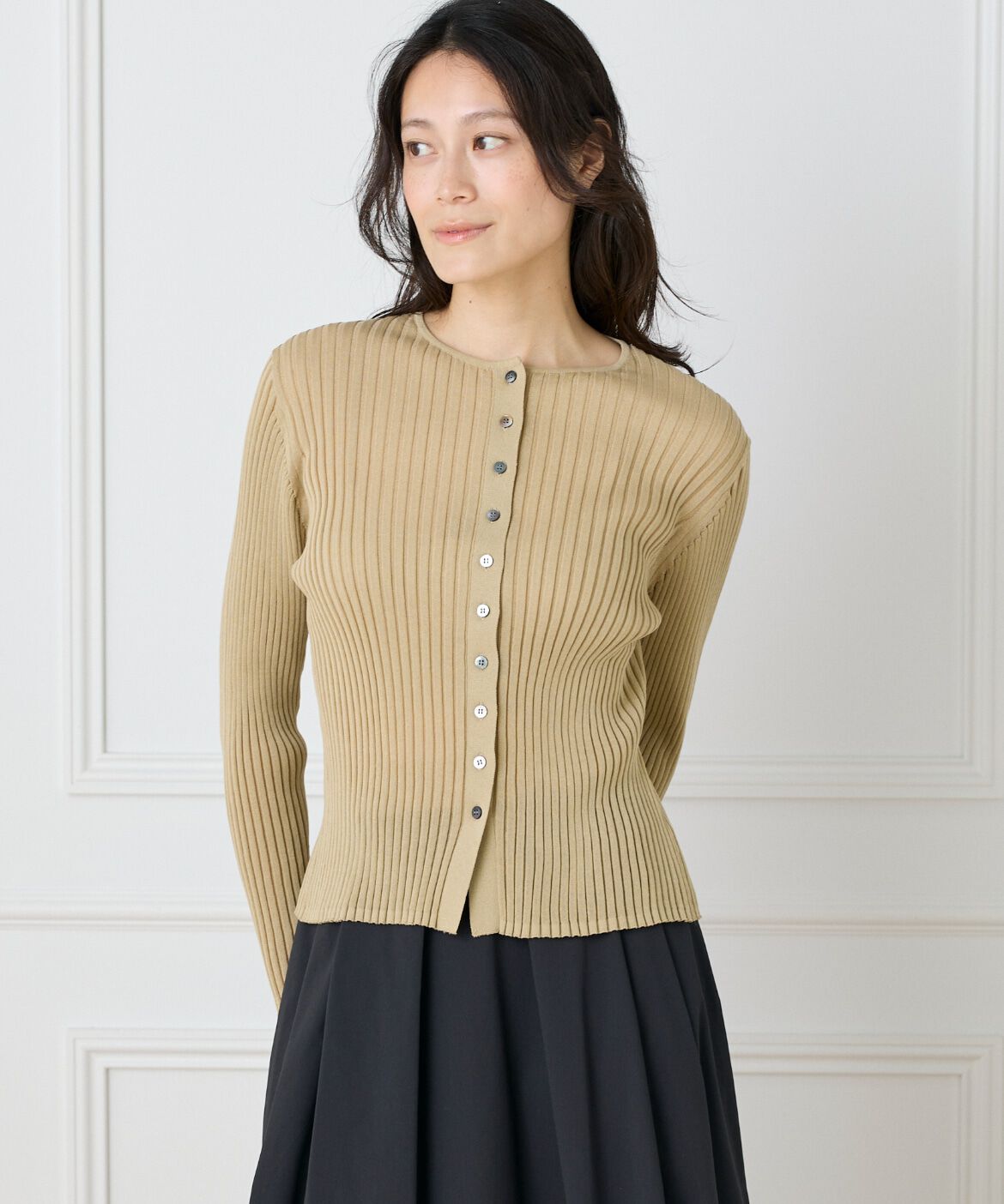 I.T.'S international「シアーリブカーディガン」|カーディガン|