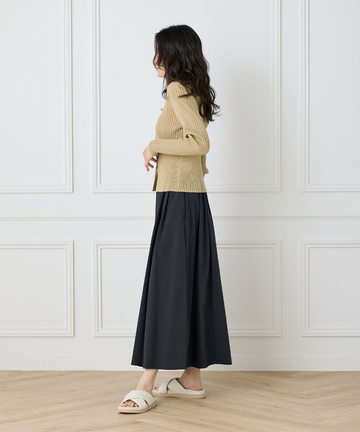 I.T.'S international「シアーリブカーディガン」|カーディガン|