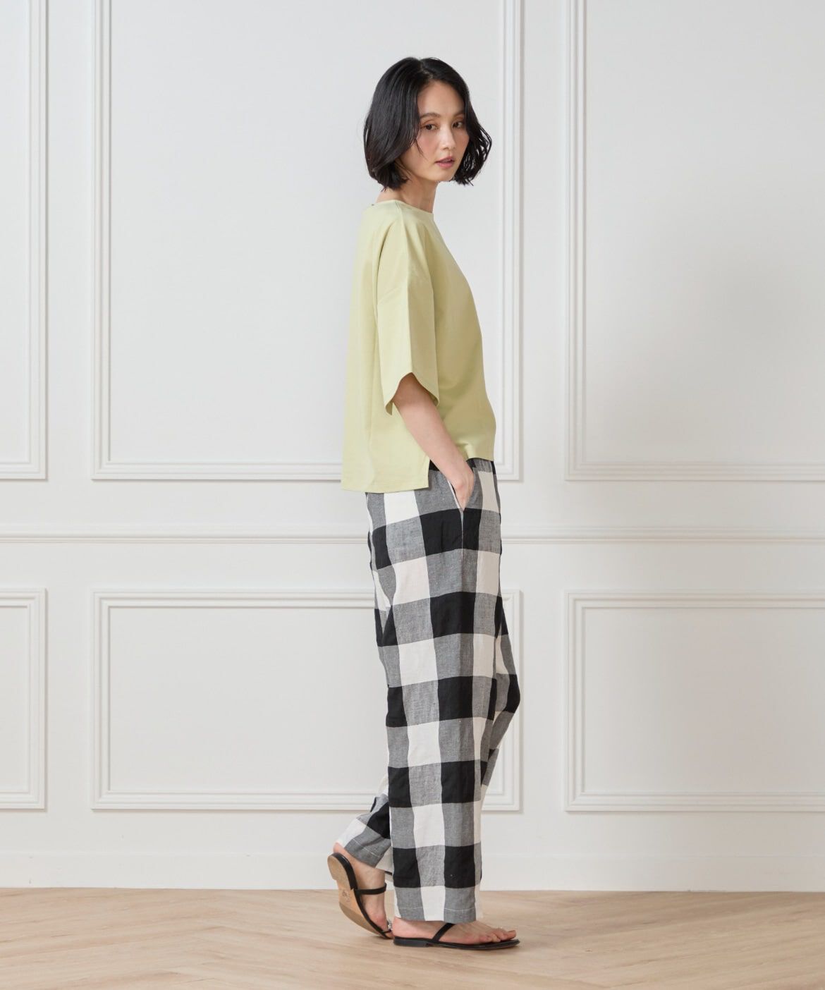 7-IDconcept.「《大きいサイズ》スリットスリーブプルオーバー」|Tシャツ・カットソー|