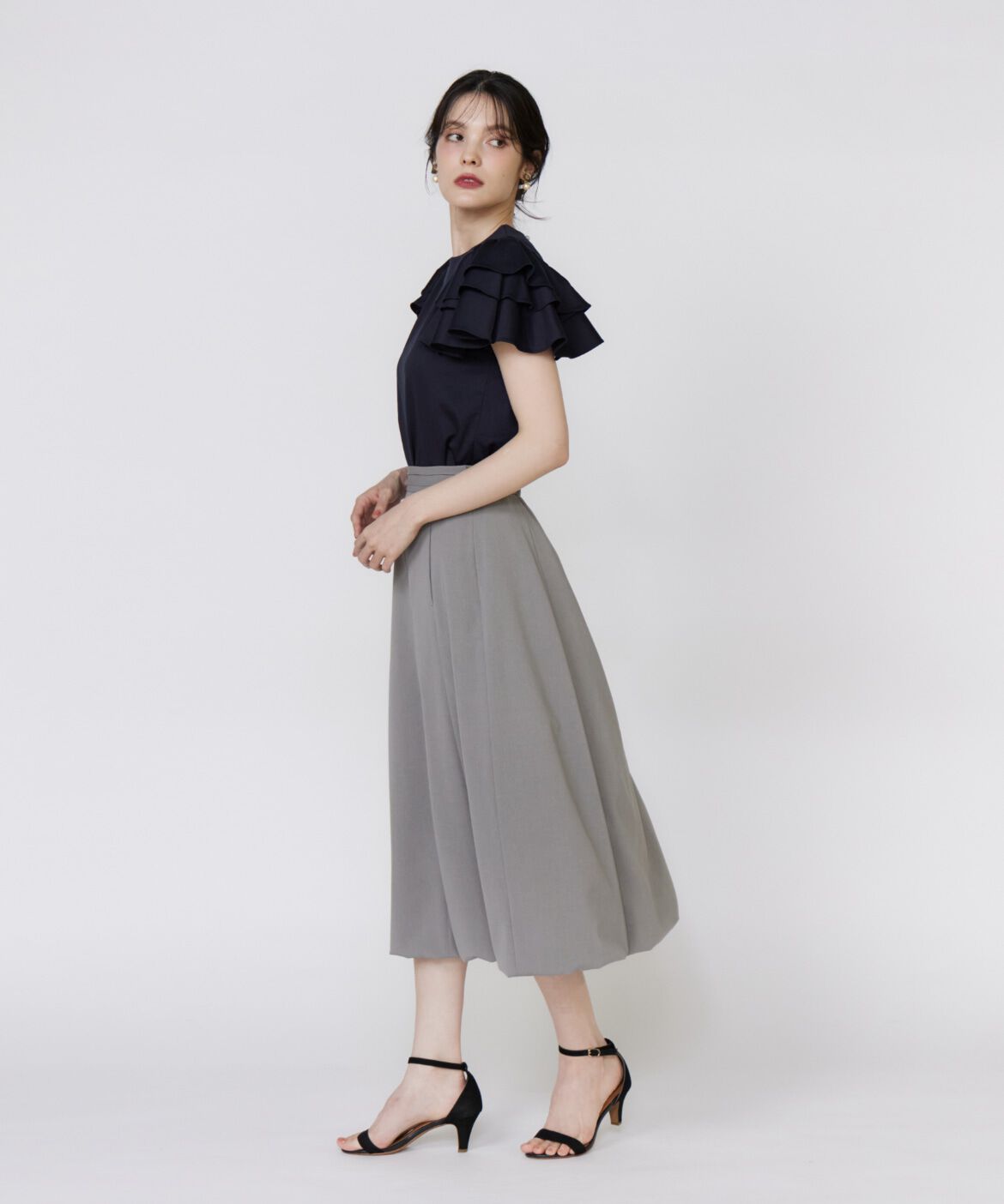 Maglie le cassetto「ボリュームフリルカットソー」|Tシャツ・カットソー|