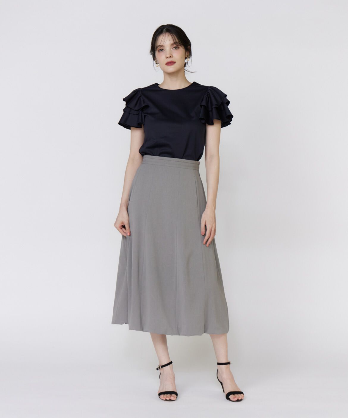 Maglie le cassetto「ボリュームフリルカットソー」|Tシャツ・カットソー|