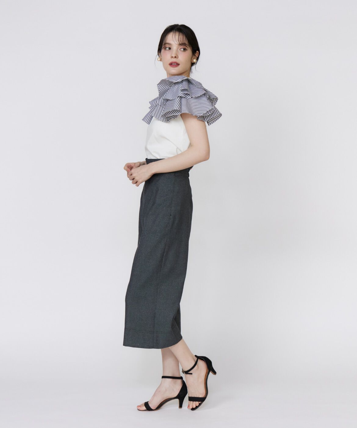 Maglie le cassetto「ボリュームフリルカットソー」|Tシャツ・カットソー|