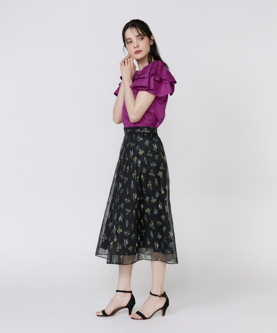 Maglie le cassetto「ボリュームフリルカットソー」|Tシャツ・カットソー|