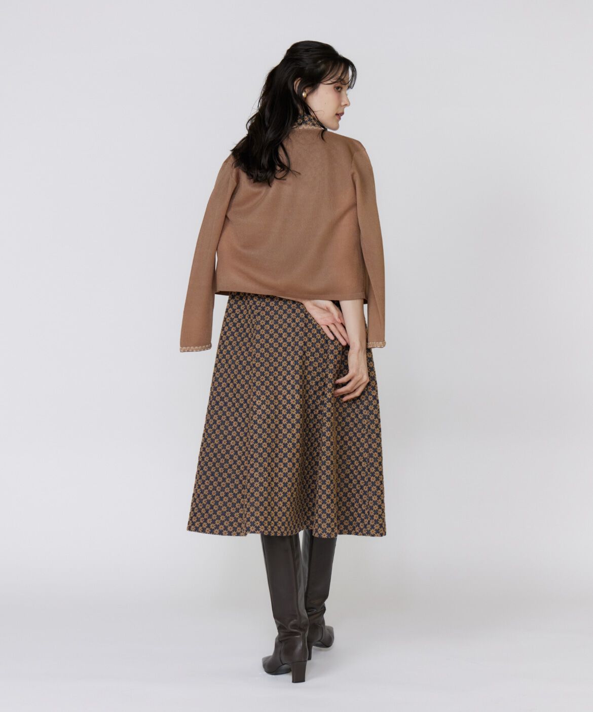 Maglie le cassetto「《大きいサイズ》ブレード付きシアーカーディガン」|カーディガン|