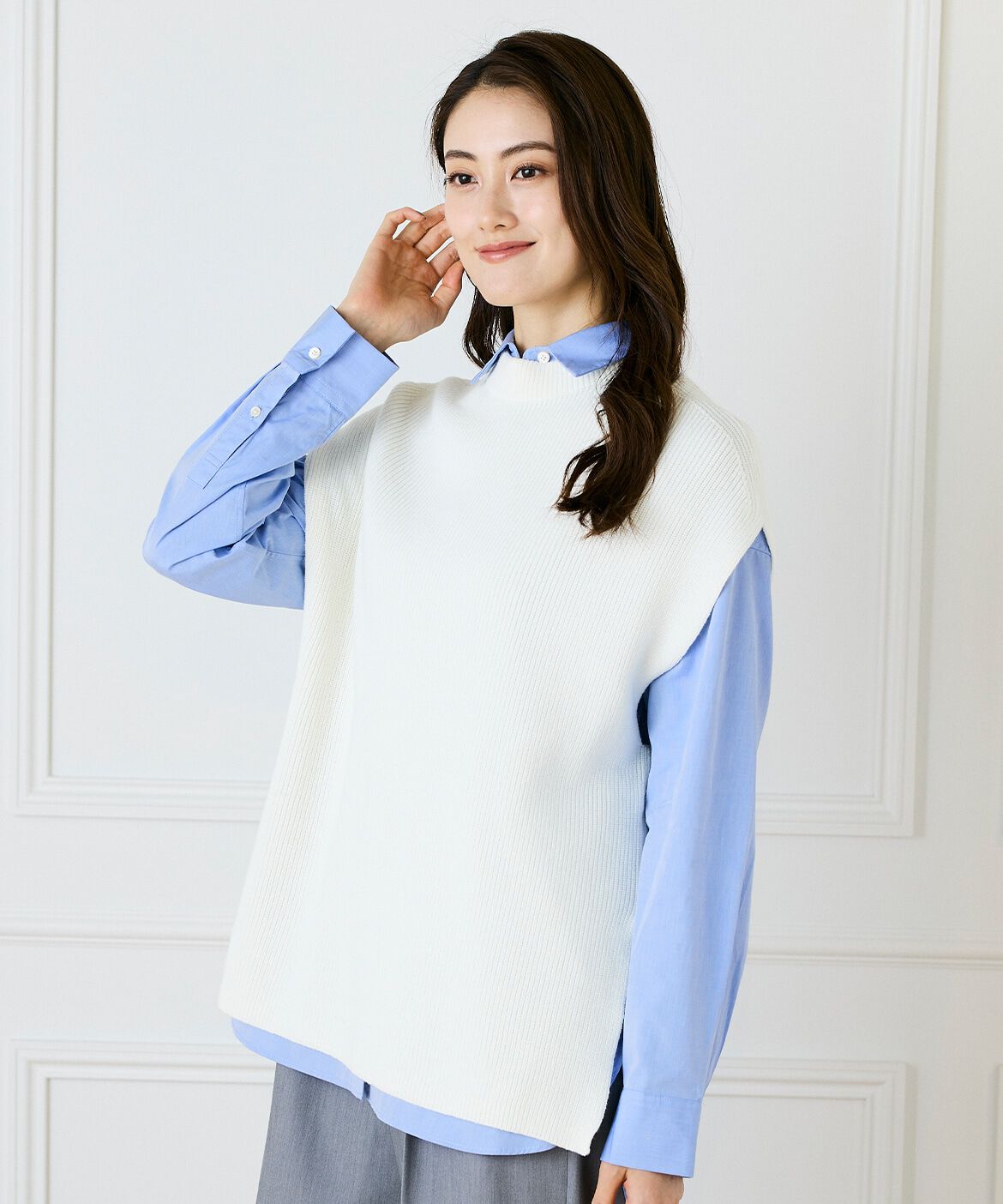 DAY by DAY it&rsquo;s international「モックネックジレ」|ニット・セーター|