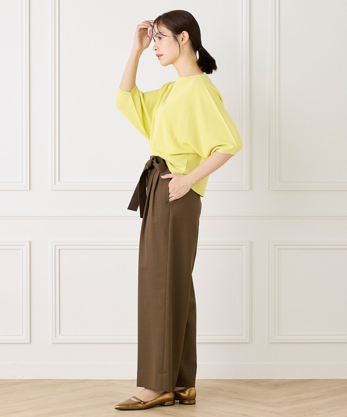 INED「ドルマンスリーブニット《Cuoo》」|ニット・セーター|