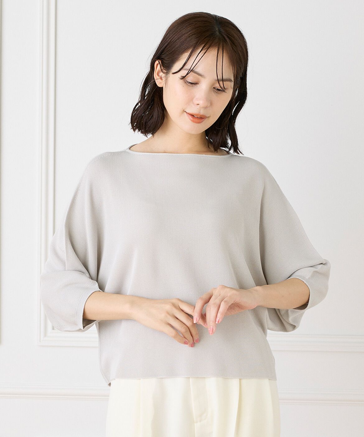 INED「ドルマンスリーブニット《Cuoo》」|ニット・セーター|