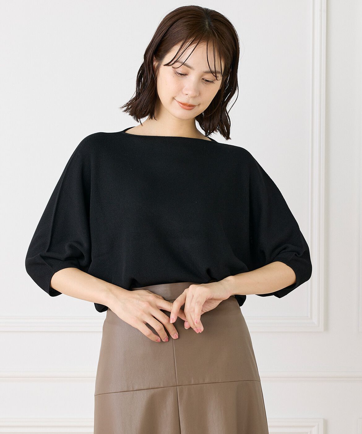 INED「ドルマンスリーブニット《Cuoo》」|ニット・セーター|