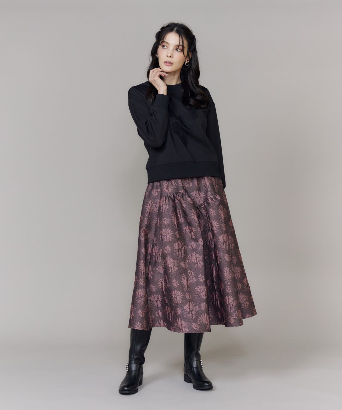 Maglie le cassetto「レースダンボールプルオーバー」|スウェット・ジャージ|