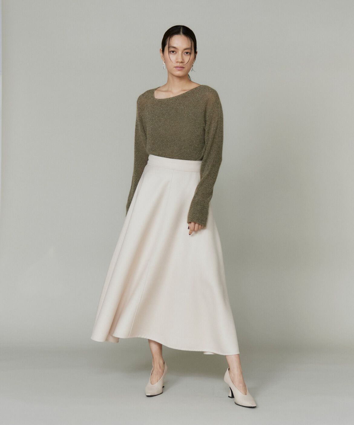 la veille by SUPERIOR CLOSET「シアーモヘアラメプルオーバ」|ニット・セーター|