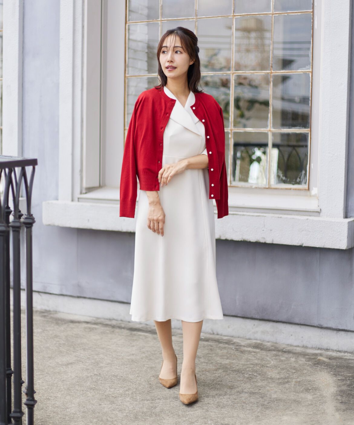 Maglie le cassetto「《大きいサイズ》LOVER Basicカーディガン」|カーディガン|