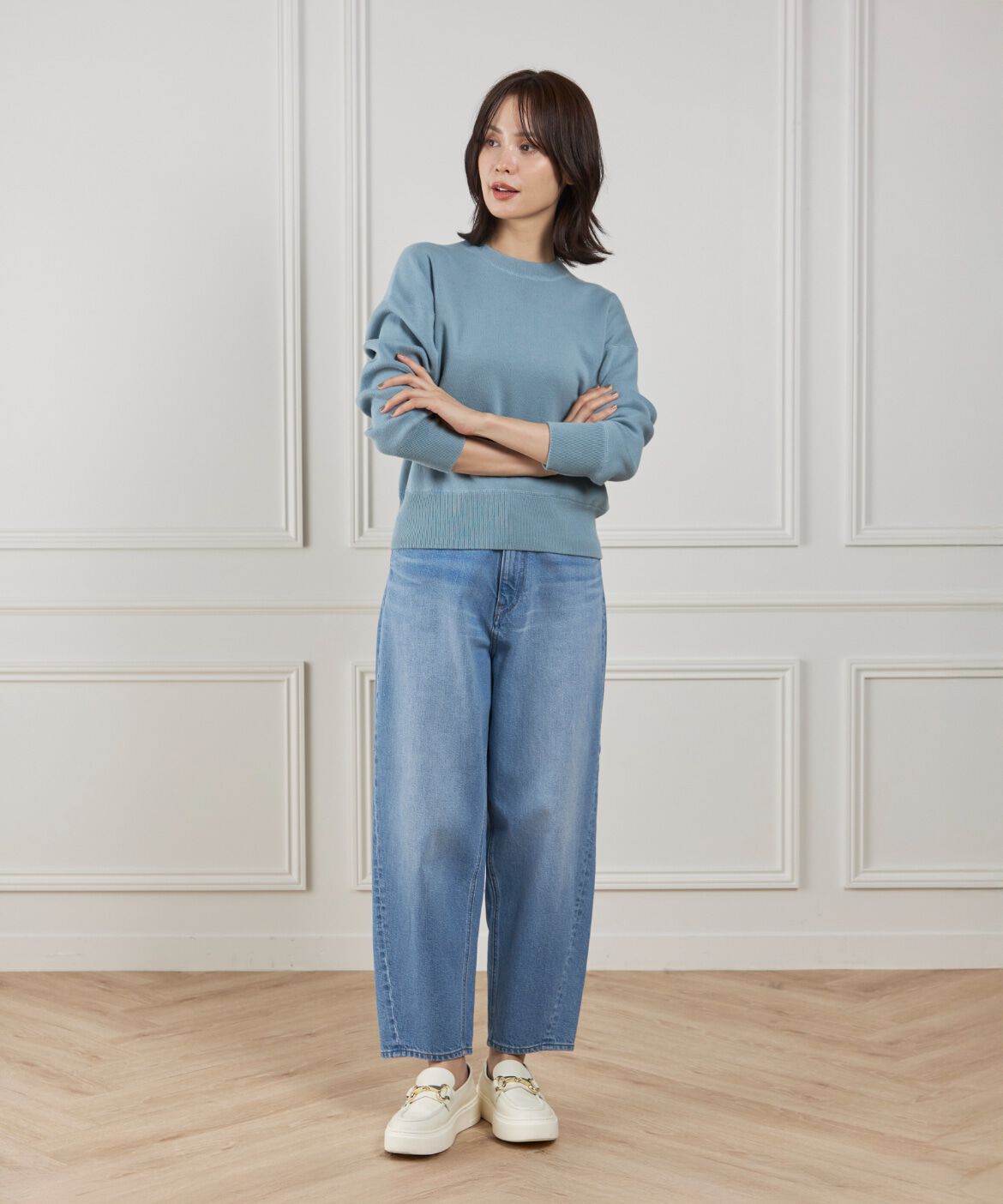 DAY by DAY it&rsquo;s international「クルーネックニットプルオーバー《Melty air organic coton》」|ニット・セーター|