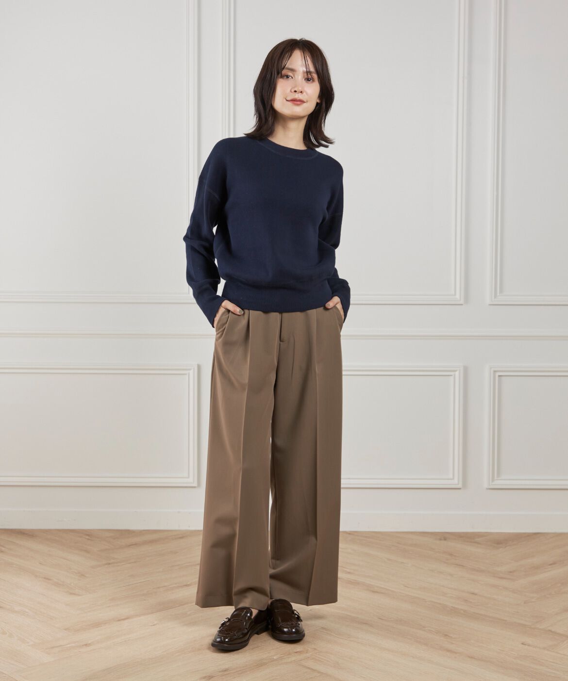 DAY by DAY it&rsquo;s international「クルーネックニットプルオーバー《Melty air organic coton》」|ニット・セーター|