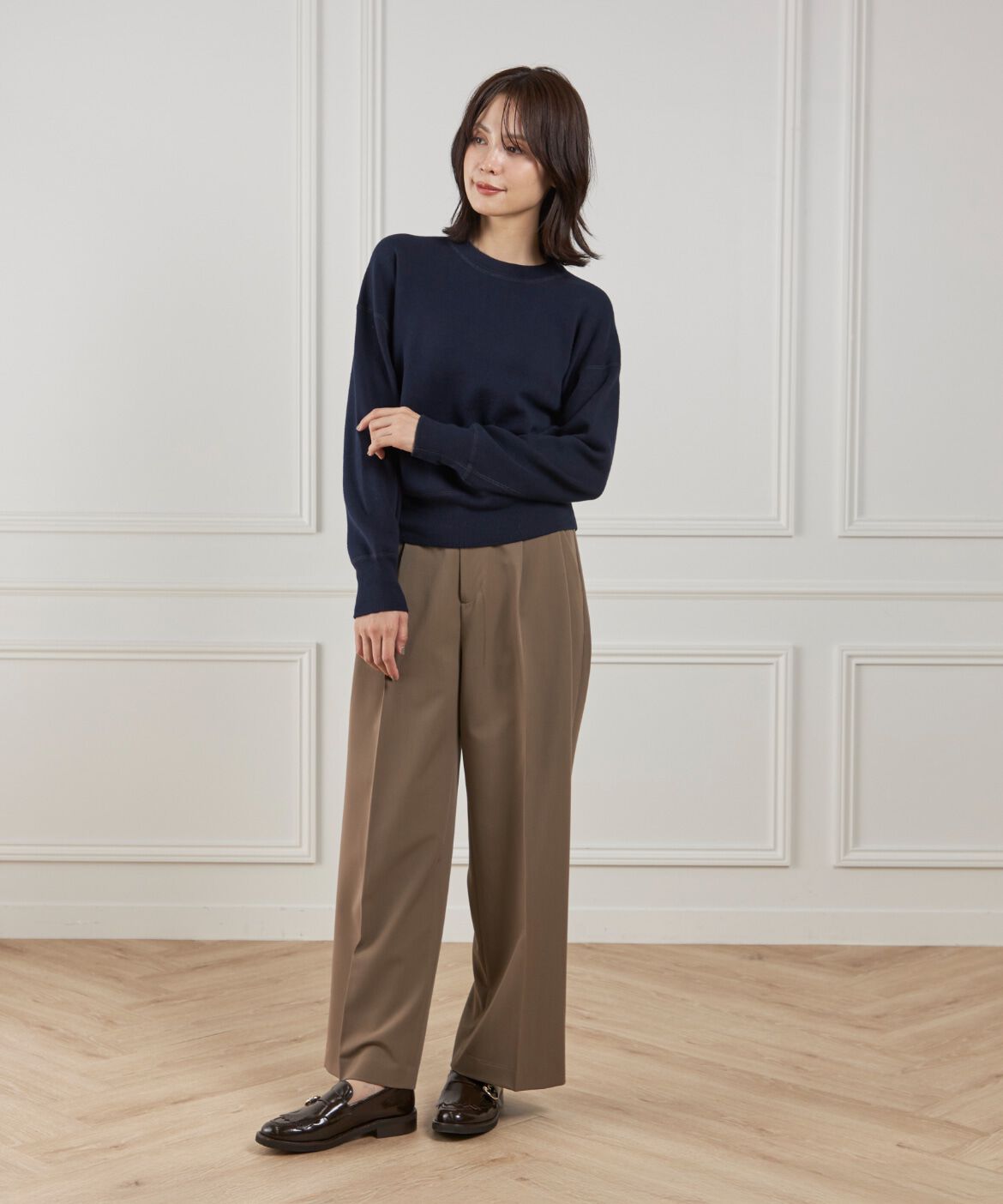 DAY by DAY it&rsquo;s international「クルーネックニットプルオーバー《Melty air organic coton》」|ニット・セーター|