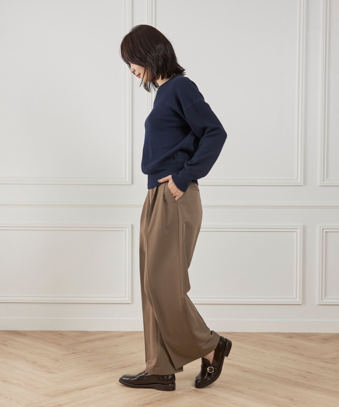 DAY by DAY it&rsquo;s international「クルーネックニットプルオーバー《Melty air organic coton》」|ニット・セーター|