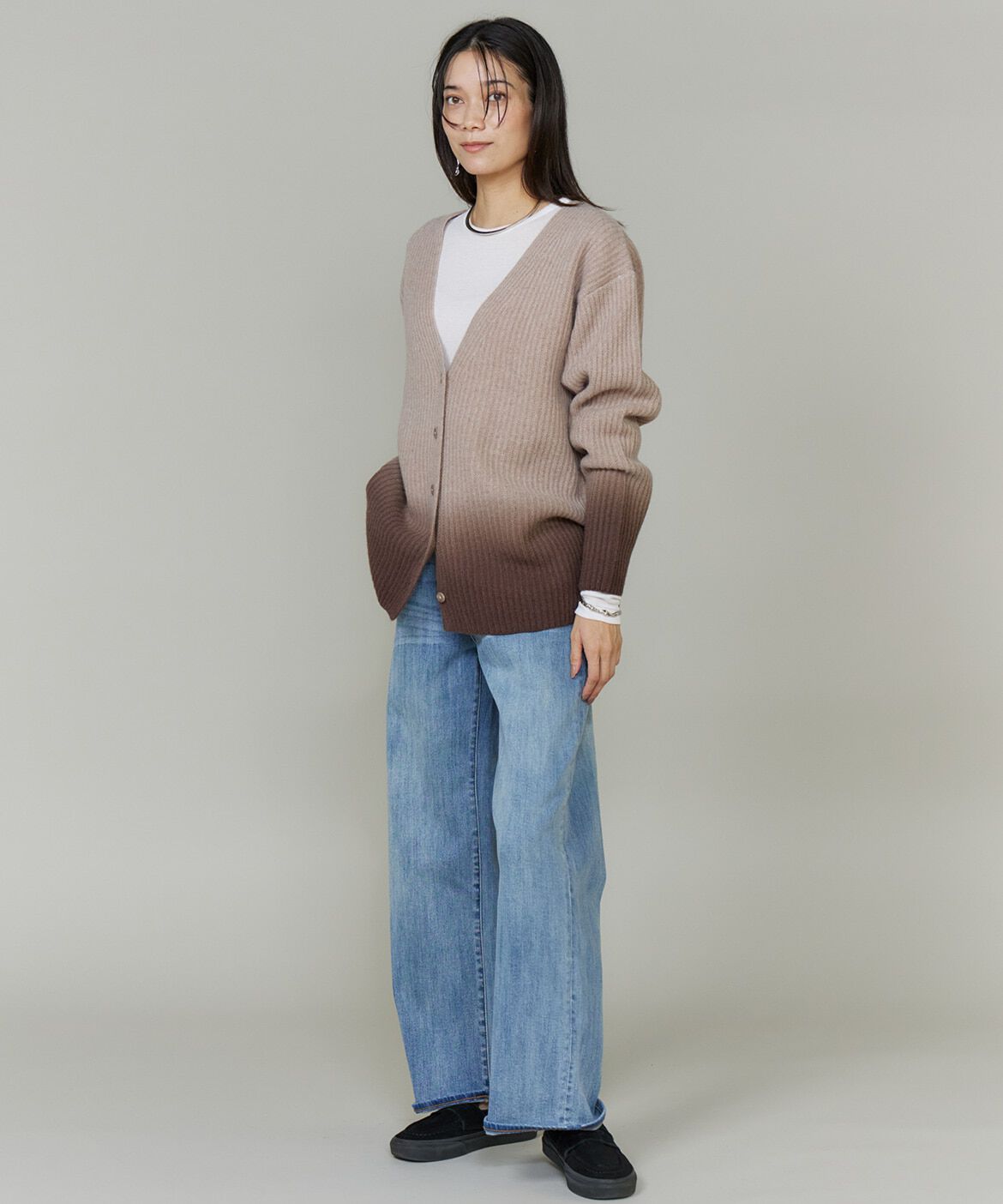 INED「グラデーションカーディガン《YVON》」|カーディガン|