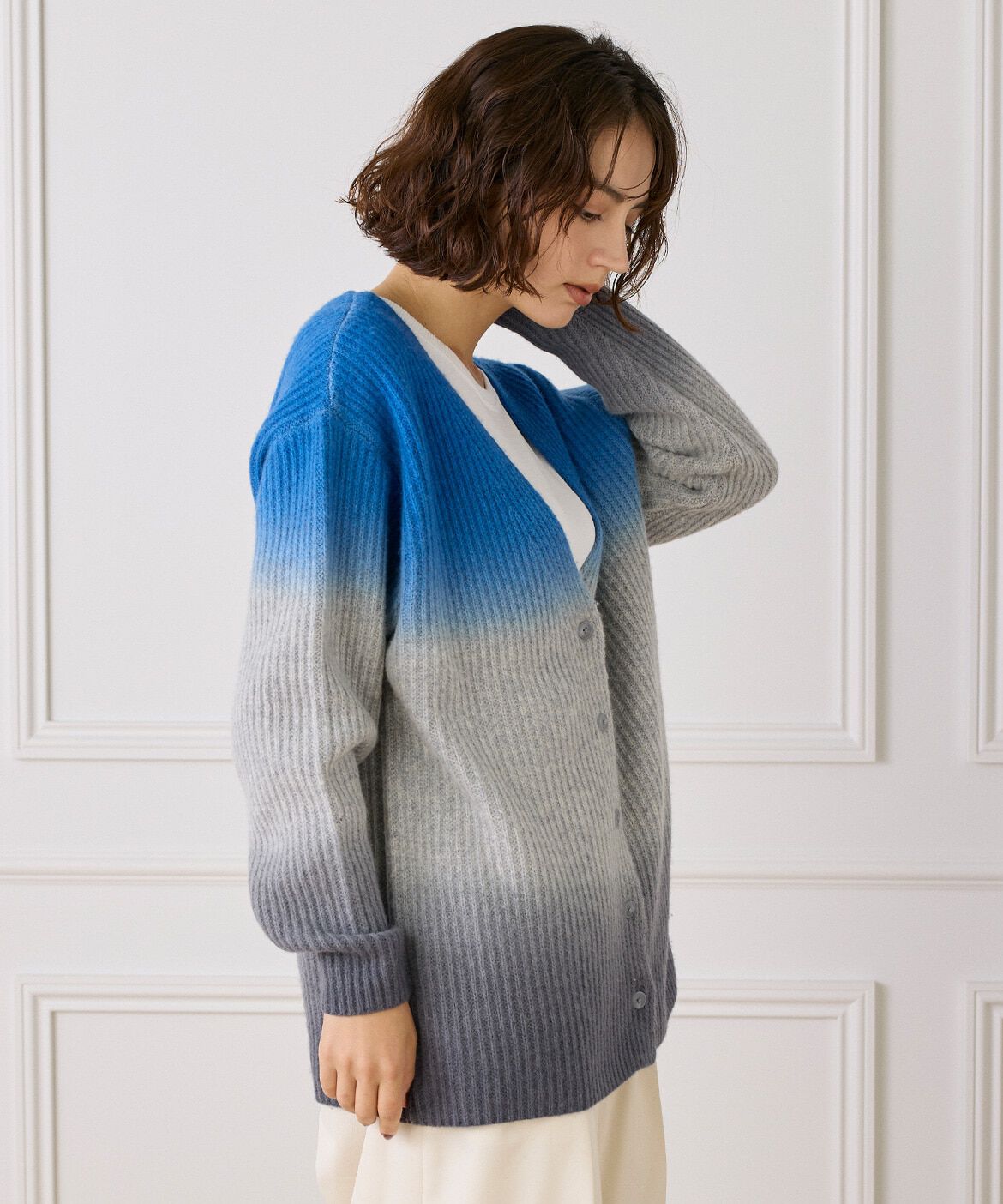 INED「グラデーションカーディガン《YVON》」|カーディガン|