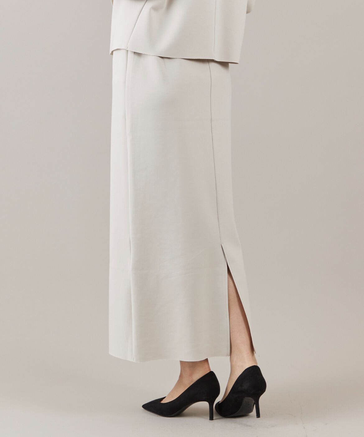 ef-de Black「ダンボールニットタイトスカート」|タイト|