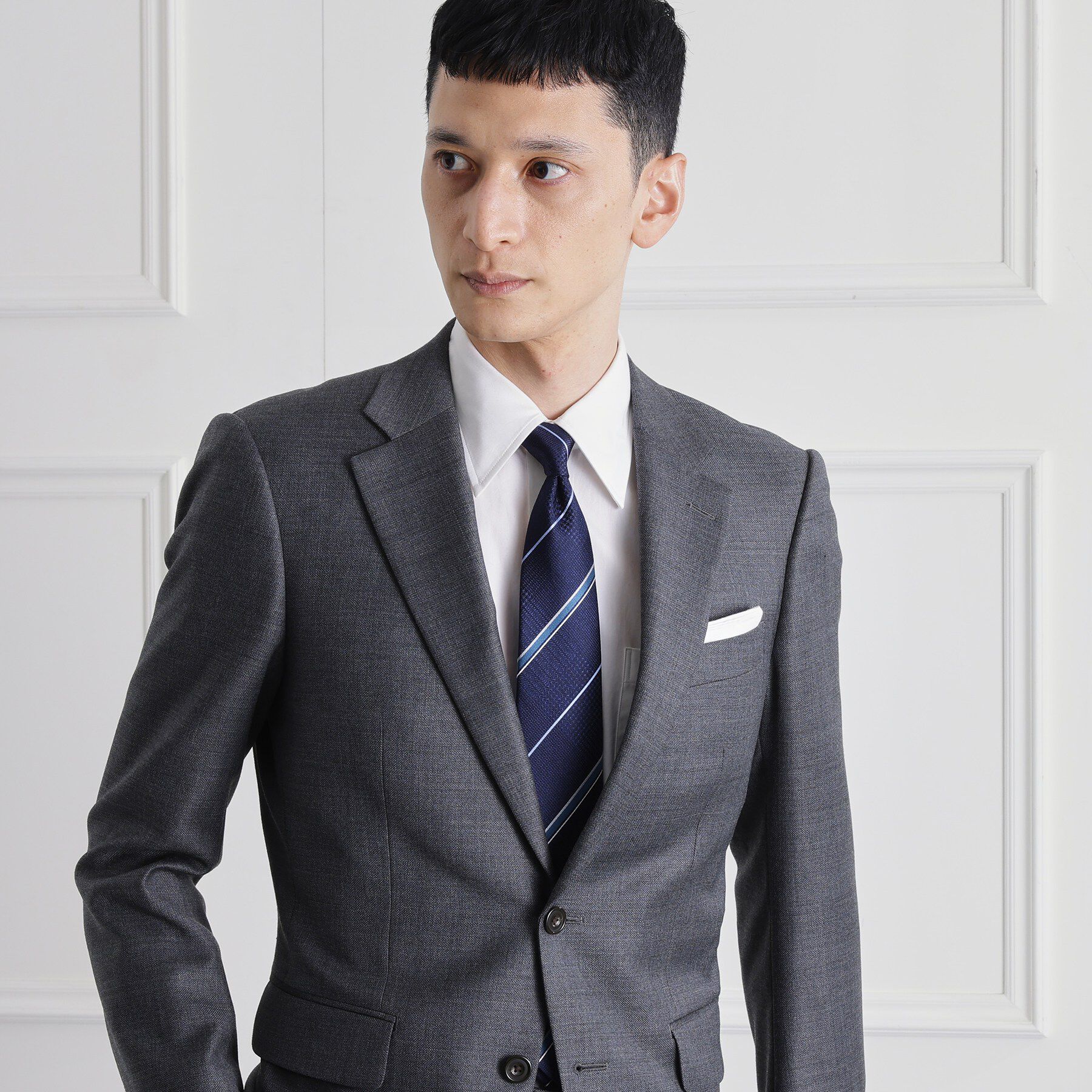 TAKEO KIKUCHI「【縁起の良いネクタイ】PNJ番千鳥グレンプレイドネクタイ」|ネクタイ・蝶ネクタイ|