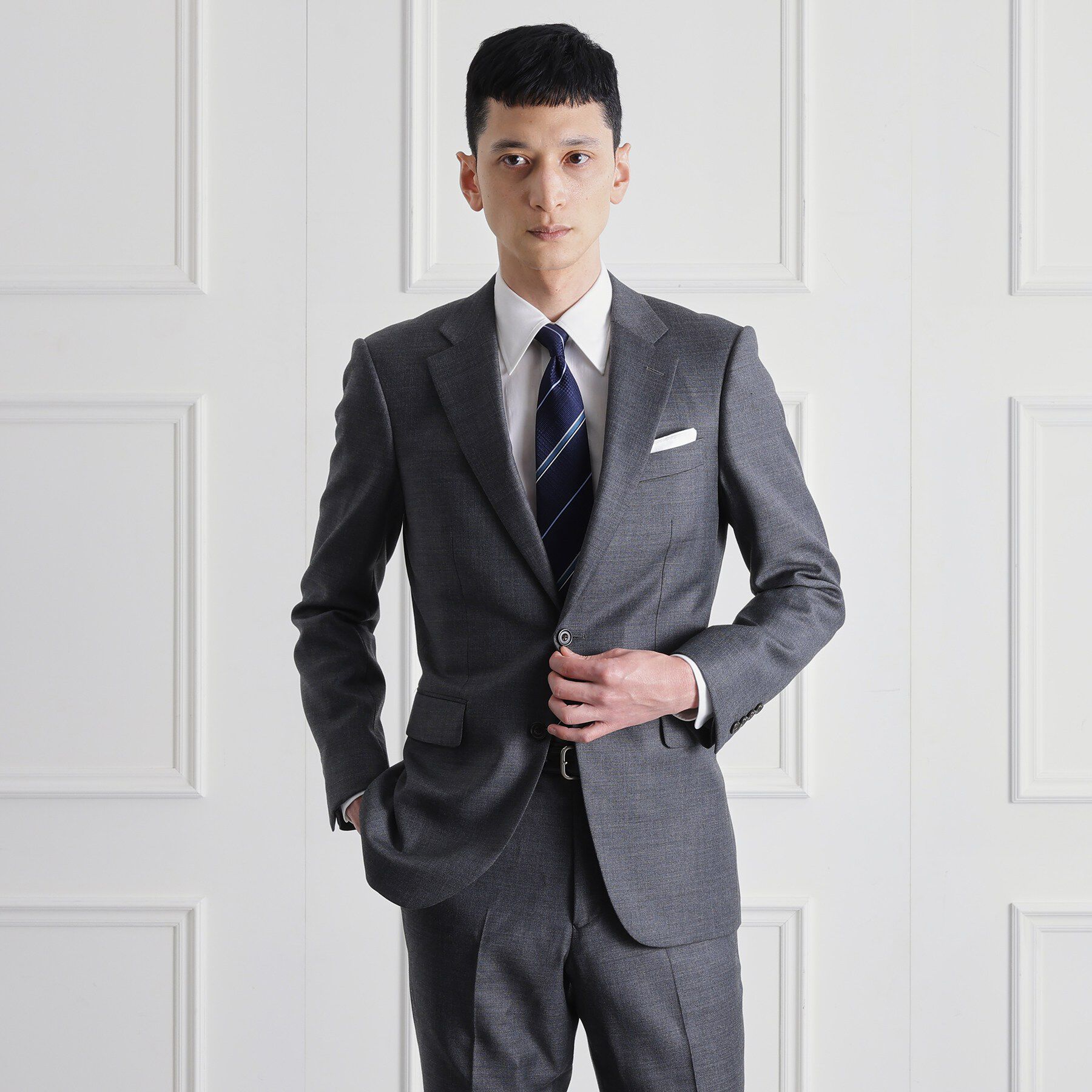 TAKEO KIKUCHI「【縁起の良いネクタイ】PNJ番千鳥グレンプレイドネクタイ」|ネクタイ・蝶ネクタイ|