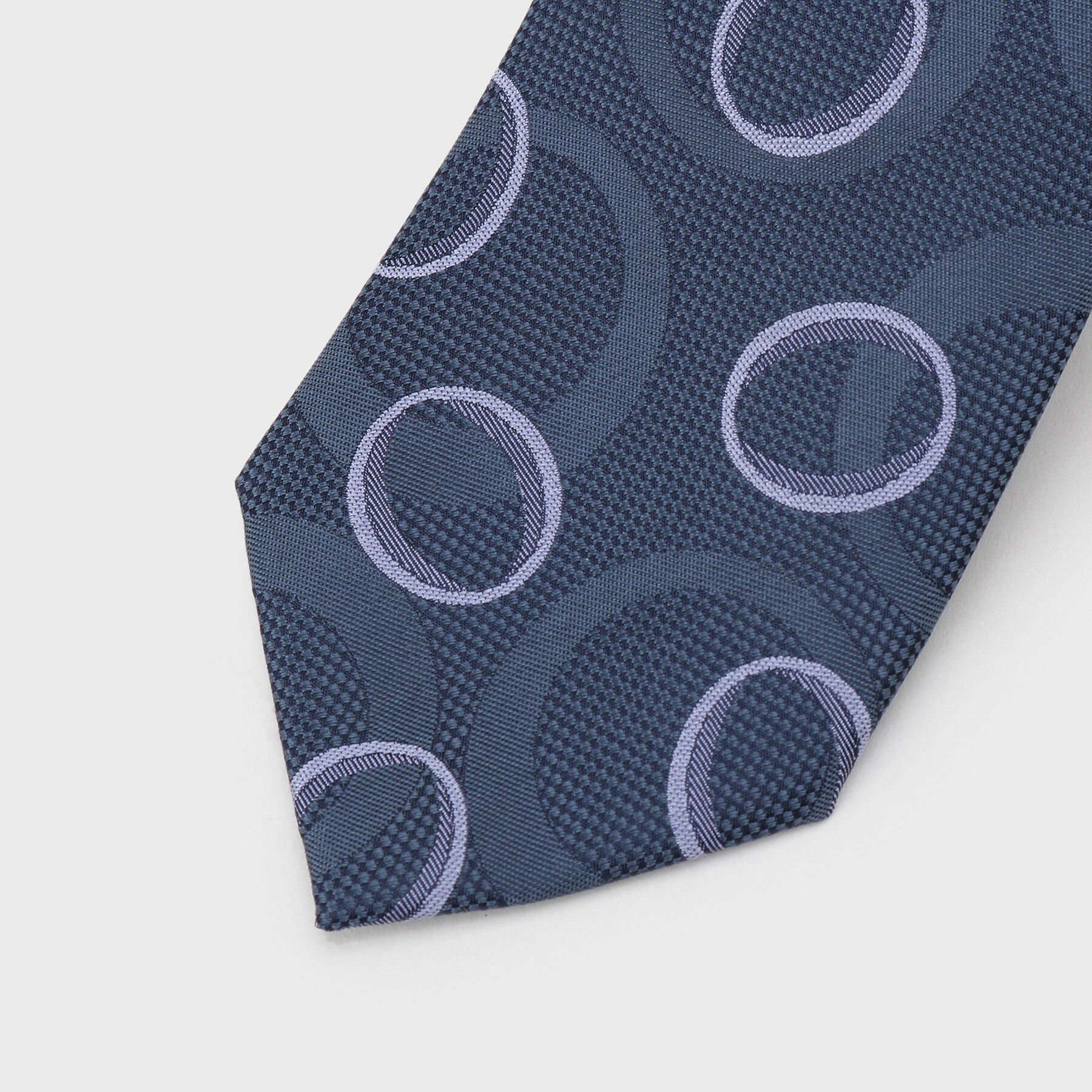 TAKEO KIKUCHI「【縁起の良いネクタイ】PNJ 巴（ともえ）紋ジオメトリックネクタイ」|ネクタイ・蝶ネクタイ|