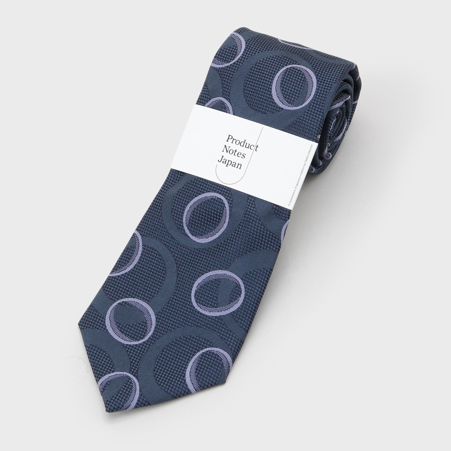 TAKEO KIKUCHI「【縁起の良いネクタイ】PNJ 巴（ともえ）紋ジオメトリックネクタイ」|ネクタイ・蝶ネクタイ|