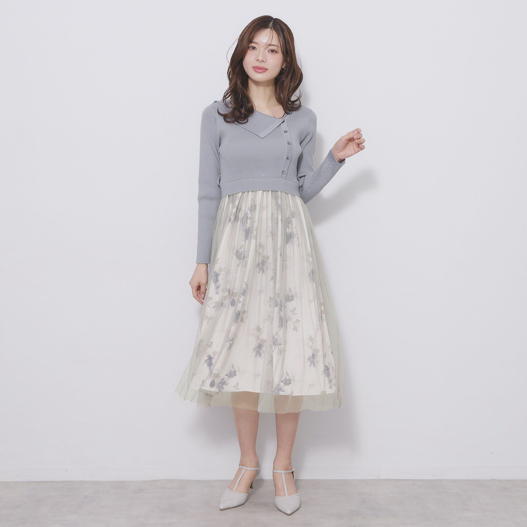 index「ドッキングニットワンピース【洗濯機OK/抗ピル】」|ワンピース|