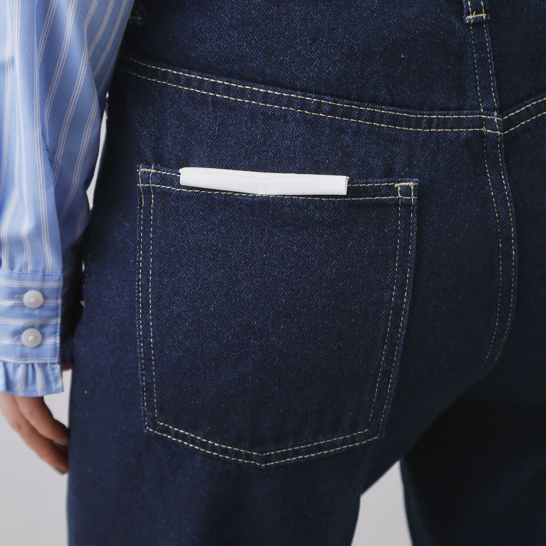 index「セルロース混フレアデニムパンツ【洗濯機OK】」|デニム|