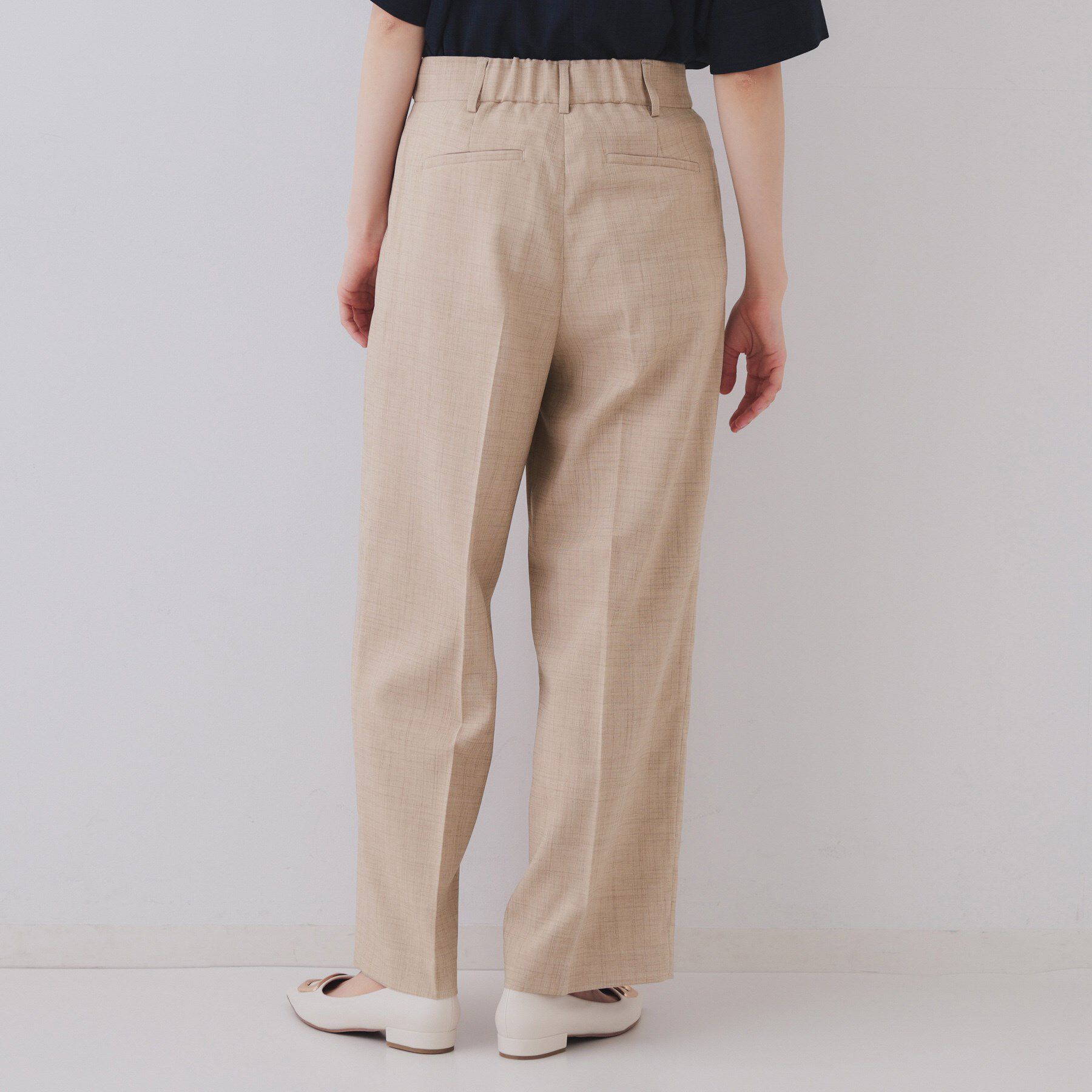 OPAQUE.CLIP「メランジワイドパンツ/セットアップ対応可【洗濯機洗い可】」|その他|