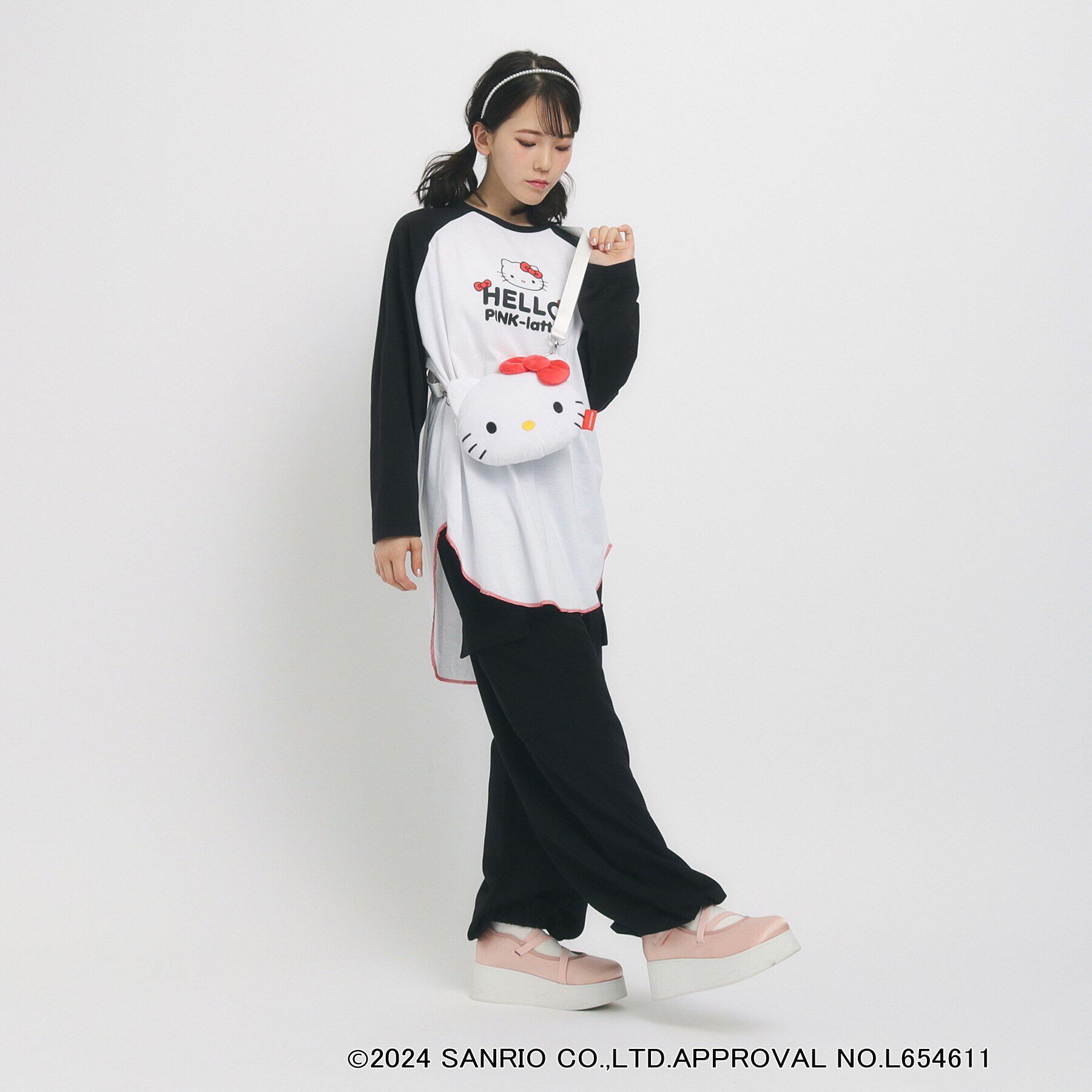 PINK-latte「【サンリオキャラクターズコラボ】ぬいショルダーバッグ」|ショルダー・メッセンジャー|