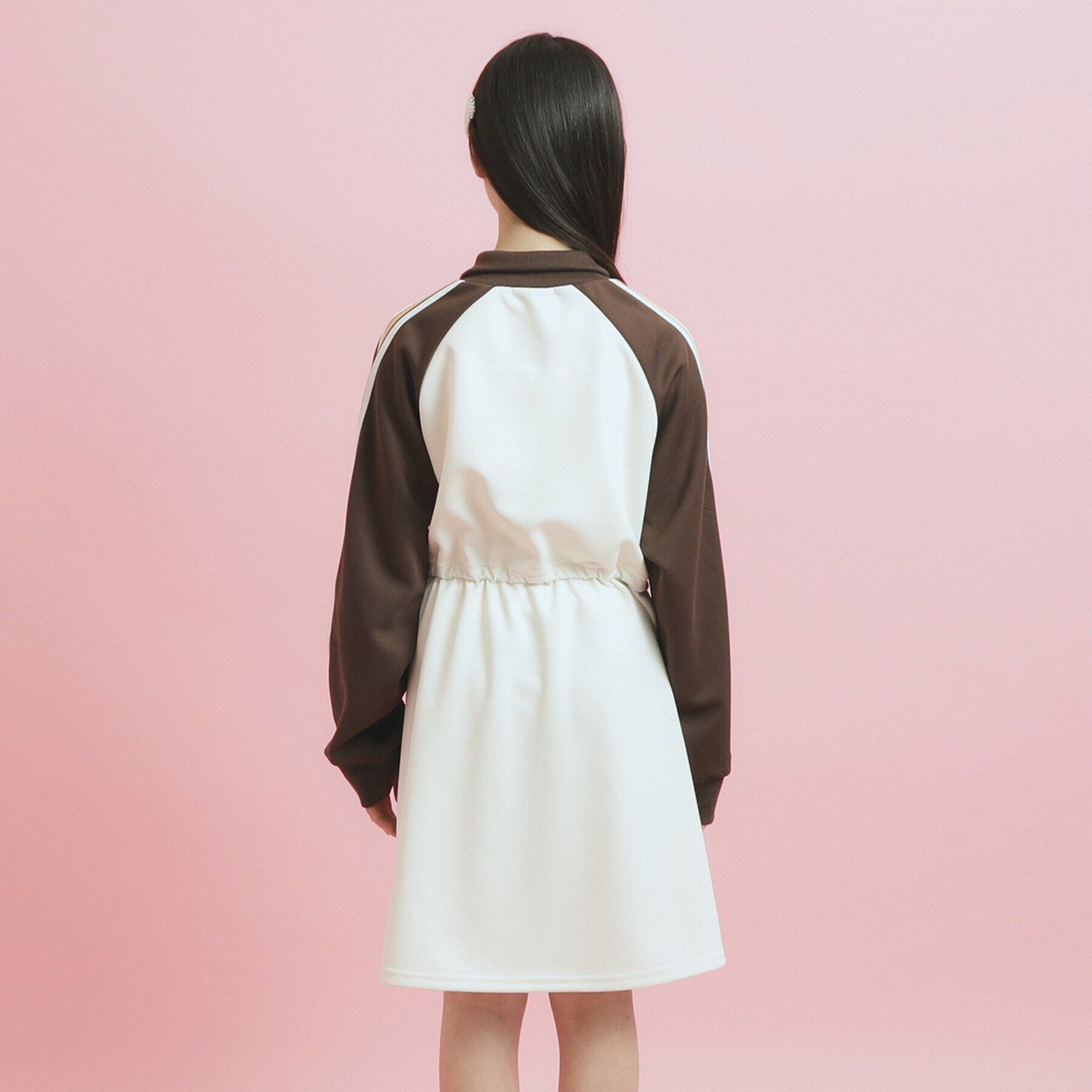 PINK-latte「ドローコード付きジャージワンピース」|ワンピース|