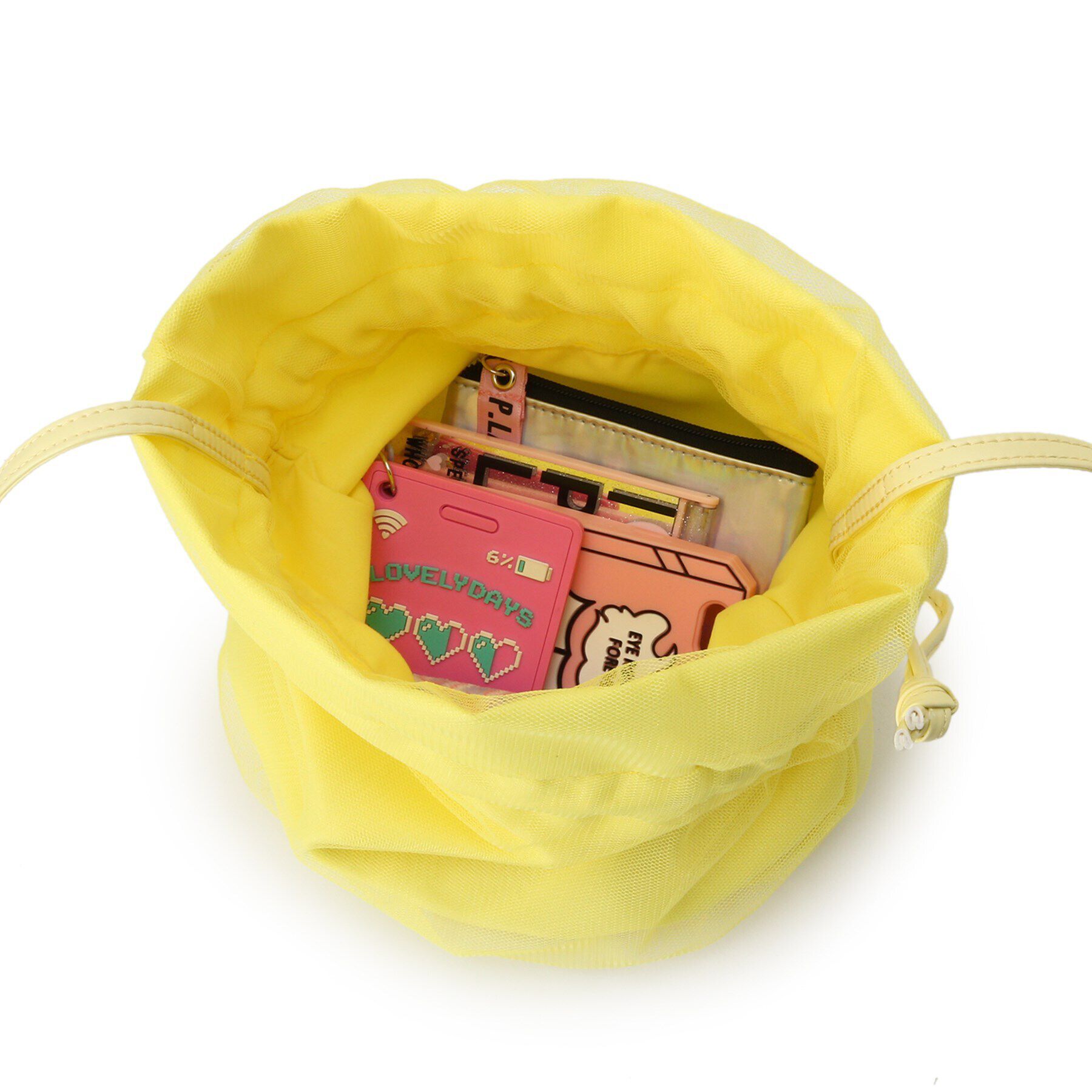 PINK-latte「チュールバッグ」|ハンドバッグ|