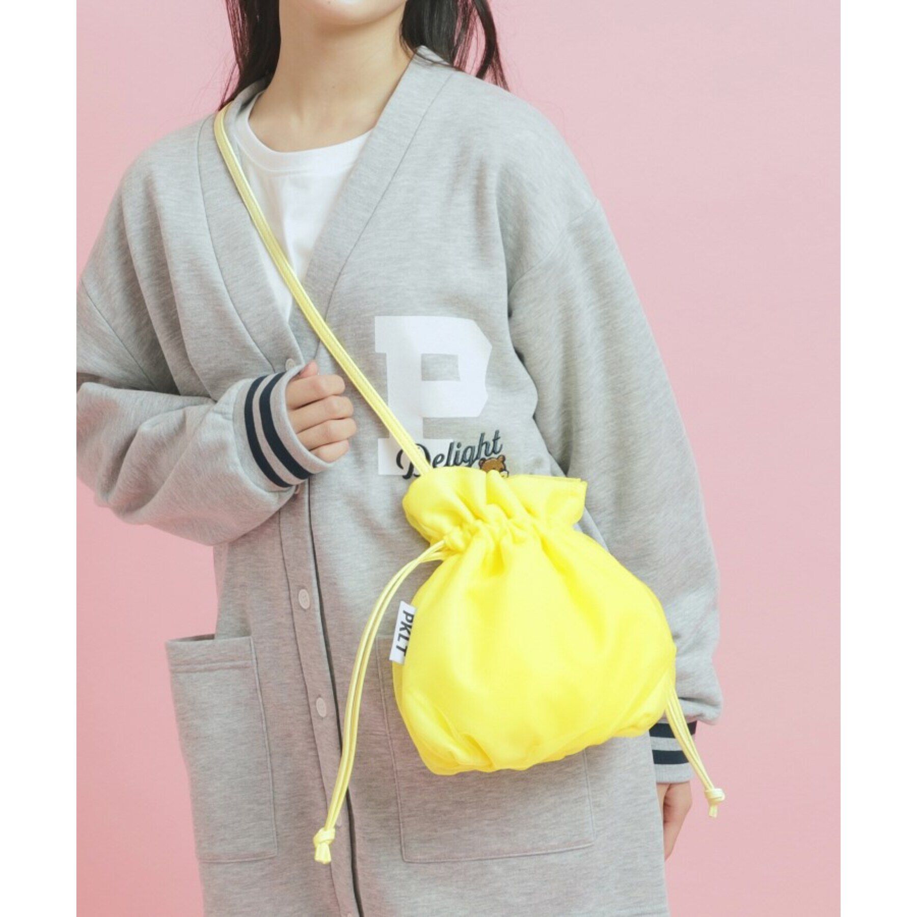 PINK-latte「チュールバッグ」|ハンドバッグ|