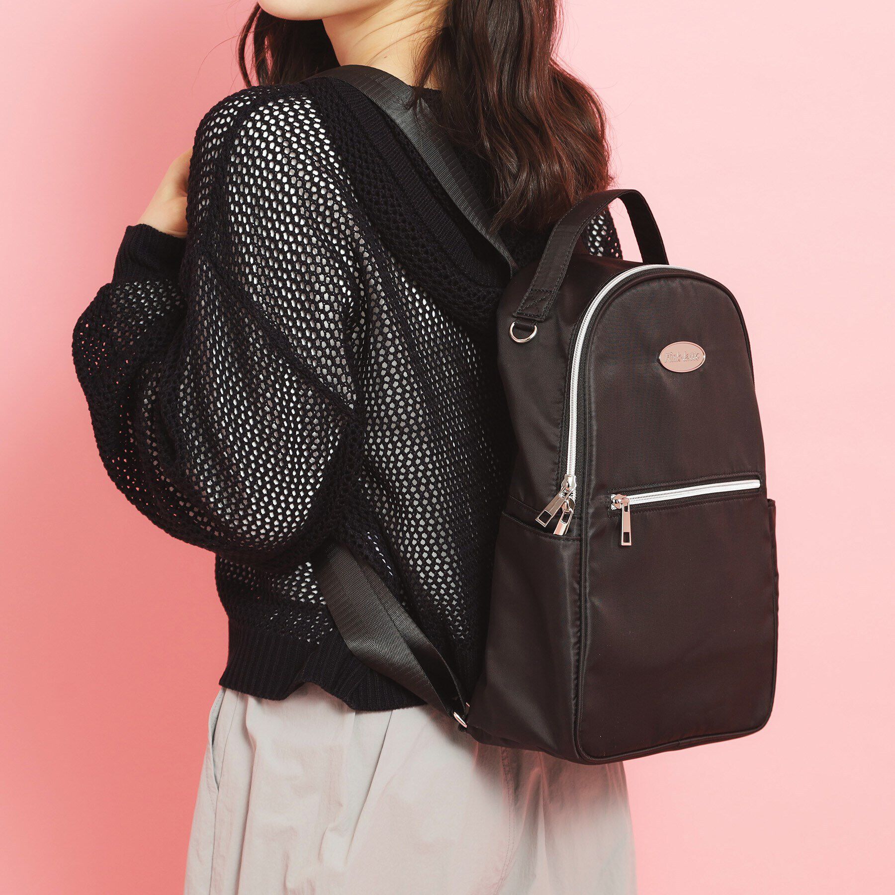 PINK-latte「プレートリュック」|リュック|