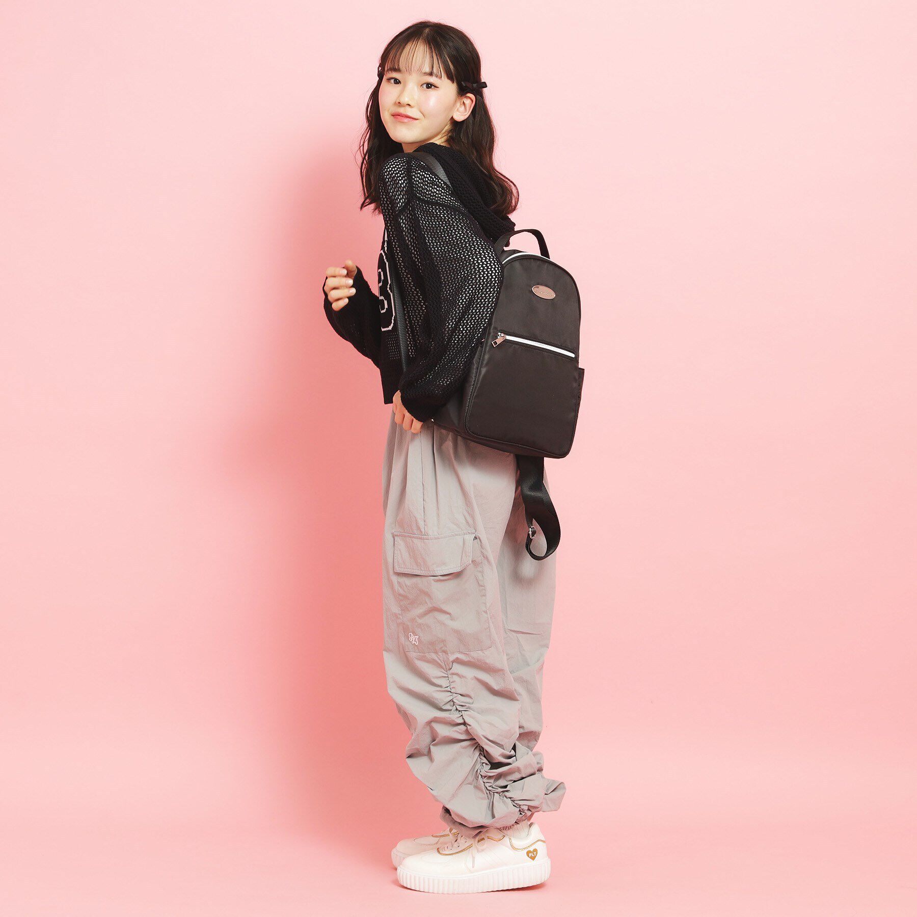 PINK-latte「プレートリュック」|リュック|