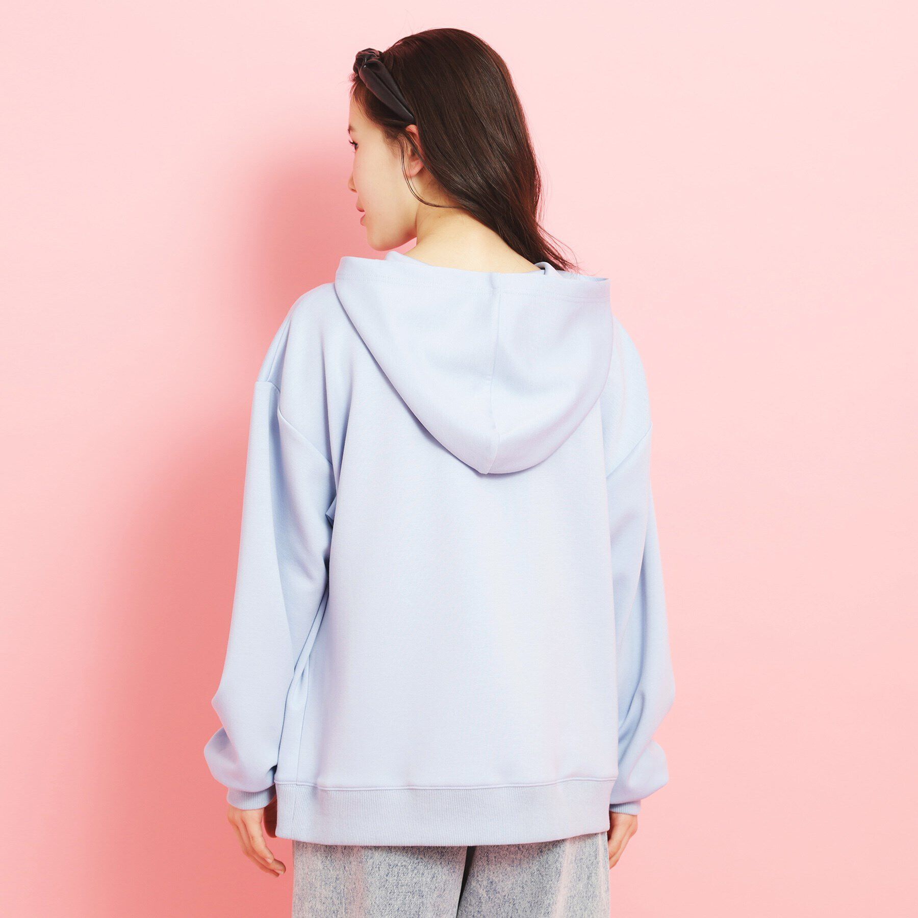 PINK-latte「シルバーワッペンポンチパーカ」|パーカー|