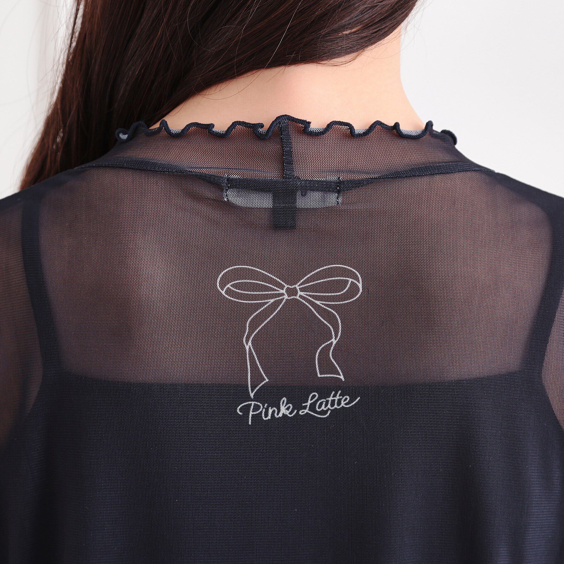 PINK-latte「【セットアイテム】プリントシアープルオーバー＋キャミ」|Tシャツ・カットソー|