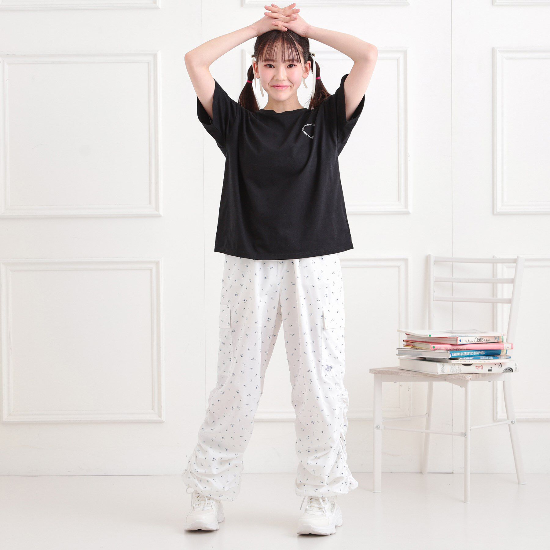 PINK-latte「クマちゃん半袖Tシャツ」|Tシャツ・カットソー|