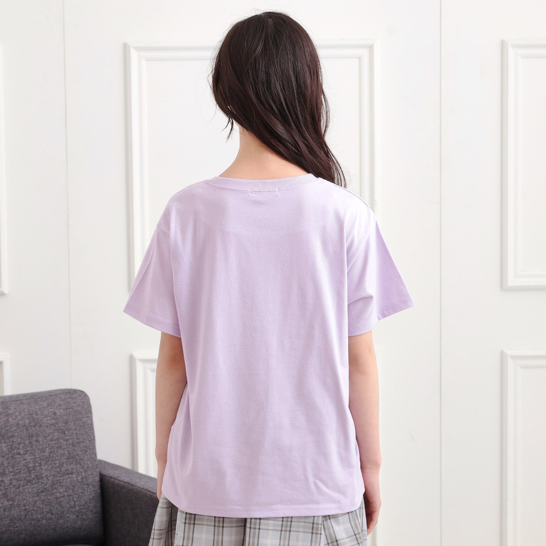 PINK-latte「チェリーモチーフTシャツ」|Tシャツ・カットソー|