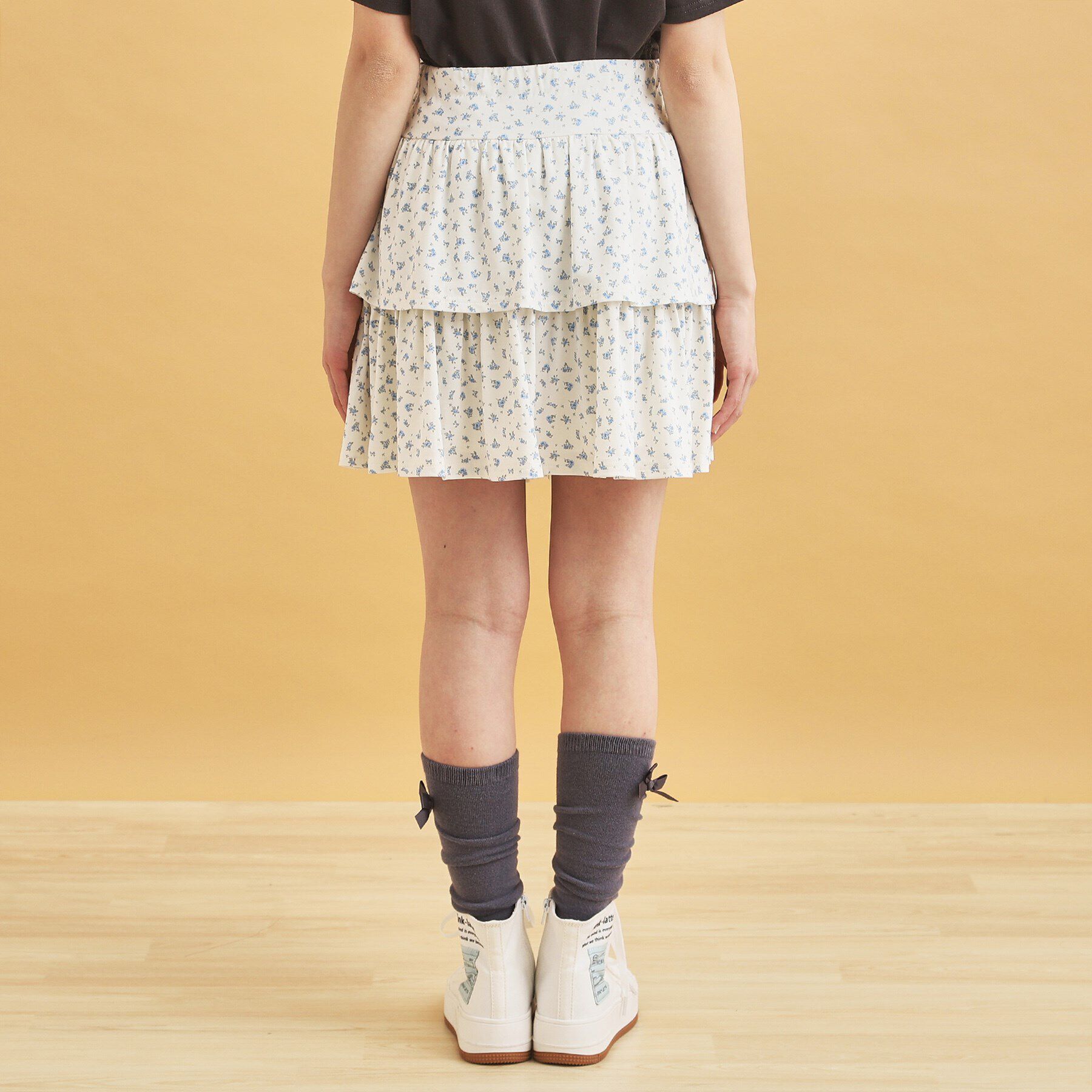 PINK-latte「リボンティアードスカート」|スカート|